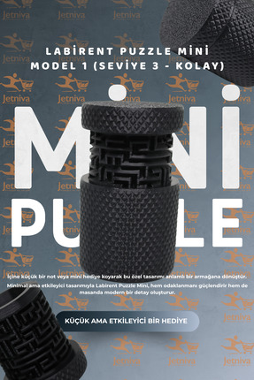 jetniva Mini Labirent Puzzle 1 | Zeka ve Odak Geliştirici Yapboz | Seviye 3 (...