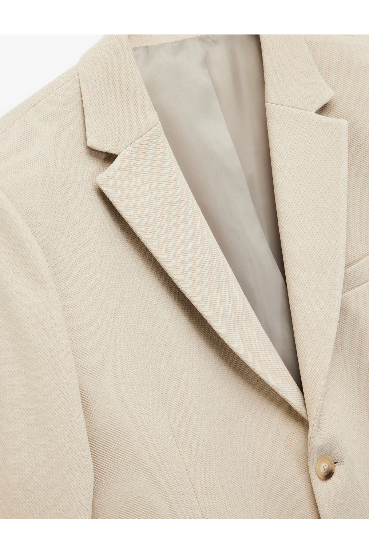 Koton  Uzun Kollu Kapaklı Cep Detaylı Düğmeli Slim Fit Mono Yaka Blazer Ceket - Görsel 5