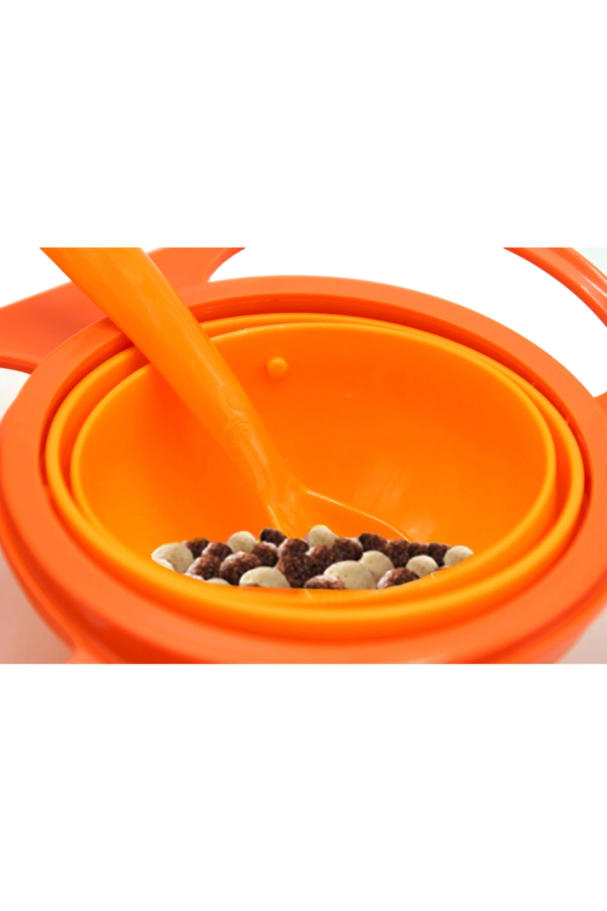 Babyjem Dökülmeyen Tabak & Çelik Çatal Kaşık Takımı fotoğrafı 3 (önizleme)