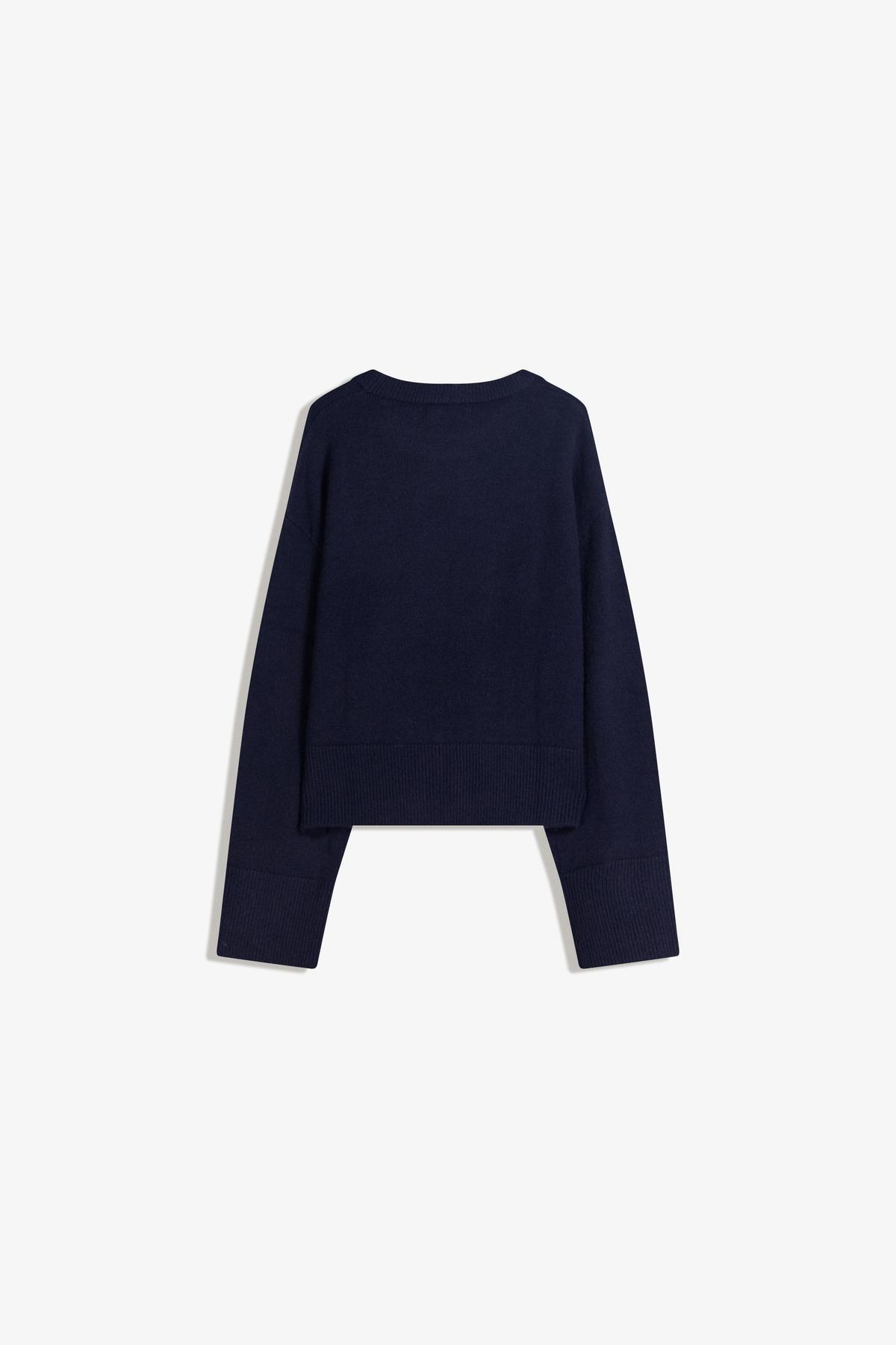 Bershka  Oversize rib altı kazak - Görsel 6