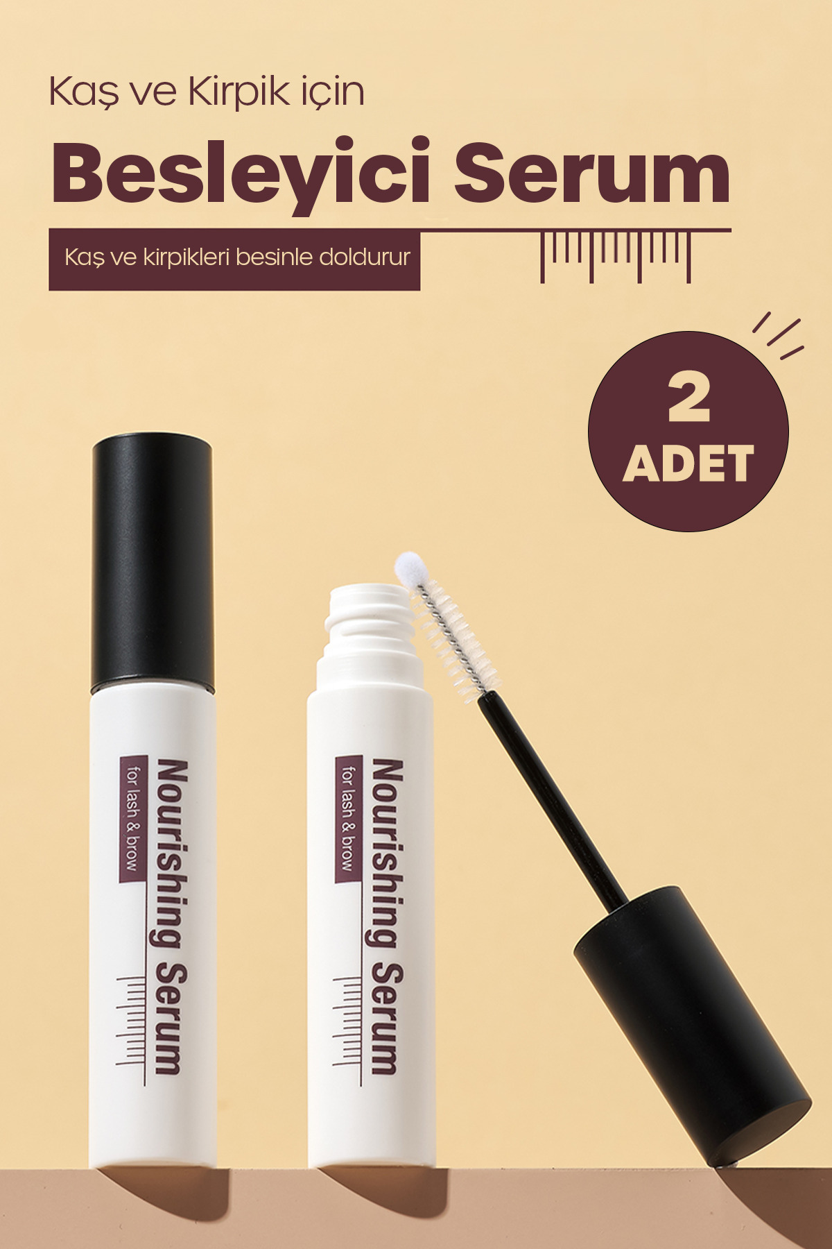 DR BANGGIWON Kaş ve Kirpik İçin Besleyici Serum, Güney Kore'den 2x15 Ml Büyük Kapasiteli (2 Adet Kutu İçeriği)