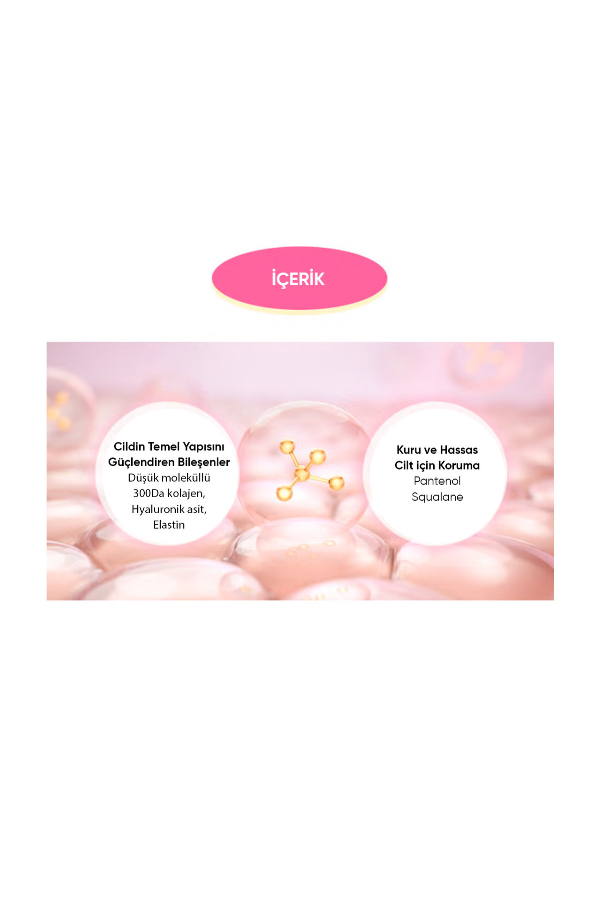 Kolajen Şeffaflaşan Cam Cilt Jel Maske Small Molecule Elastic Mask — 8805915731412 — تصویر 6 از 7