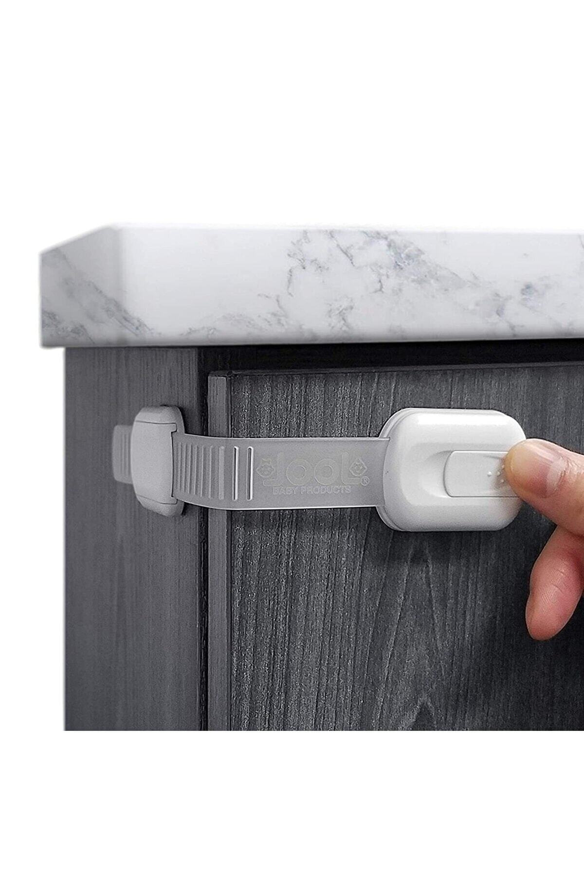 Miningaa (4'LÜ PAKET)buzdolabı, Dolaplar, Çekmeceler, Tuvalet, 3m Yapışkan Hediyeli Bebek Emniyet Kilitleri fotoğrafı 7 (önizleme)