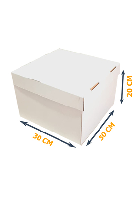 kutucum 10 ADET PASTA KUTUSU | 30 X 30 X 20 PASTA KUTUSU | OLUKLU MUKAVVA PAS...