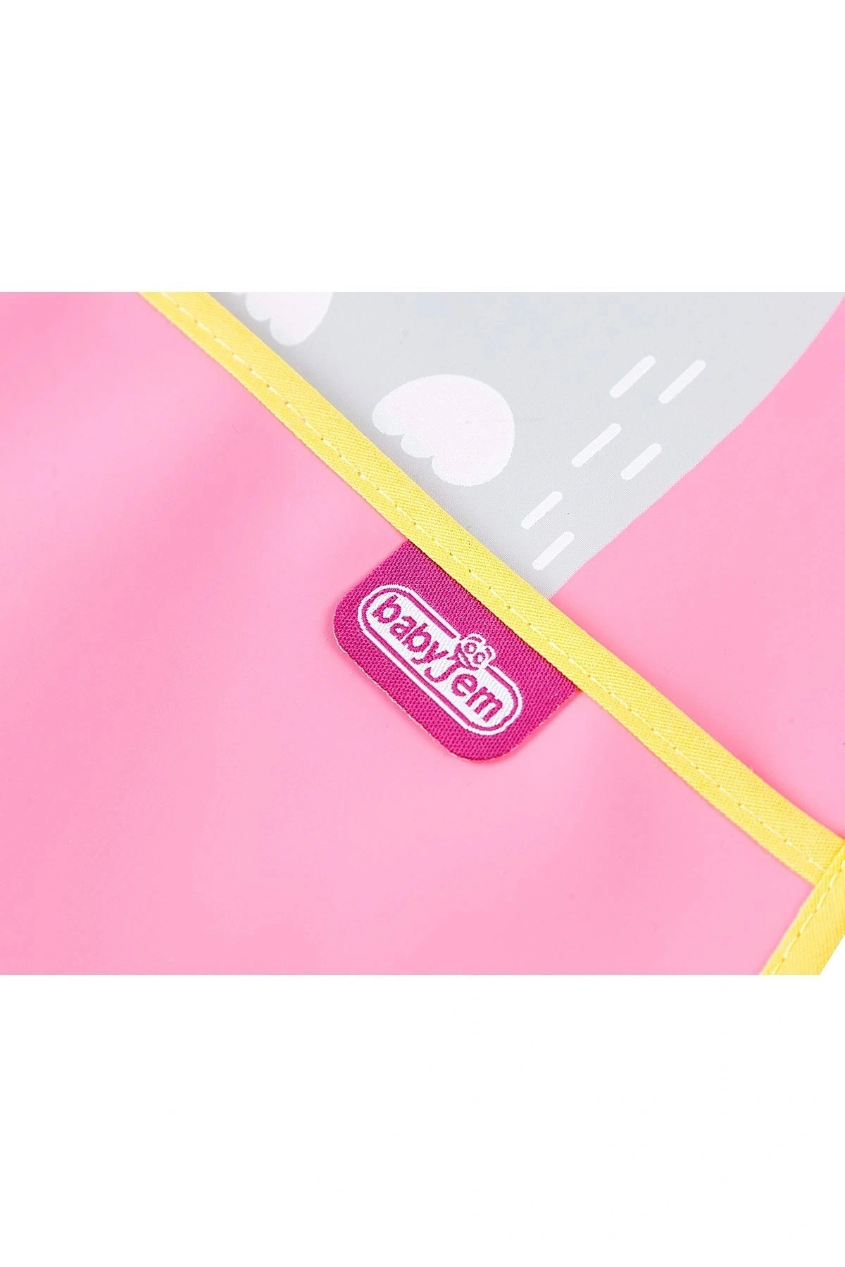 Babyjem Poli Muşamba Önlük Büyük Pembe fotoğrafı 6 (önizleme)