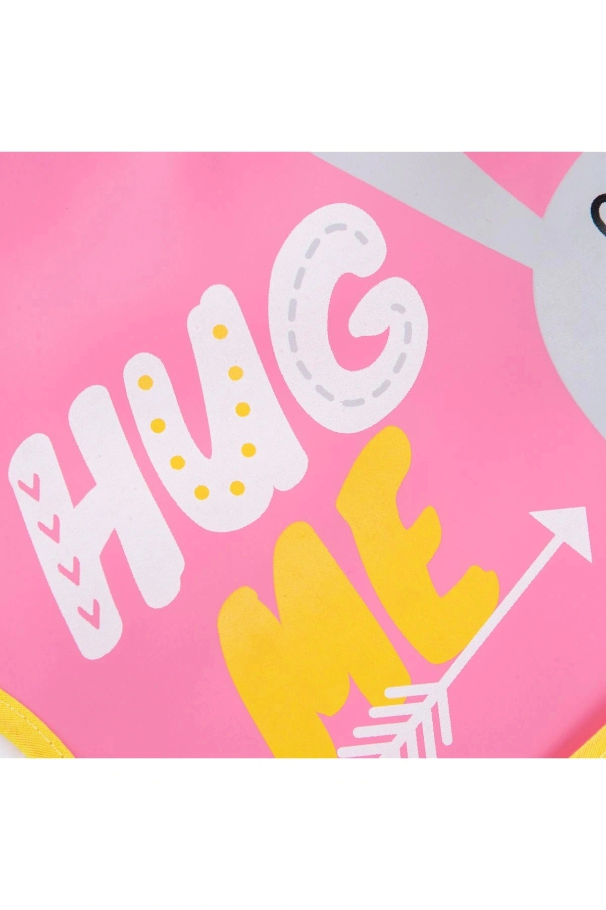 Babyjem Poli Muşamba Önlük Büyük Pembe fotoğrafı 3 (önizleme)