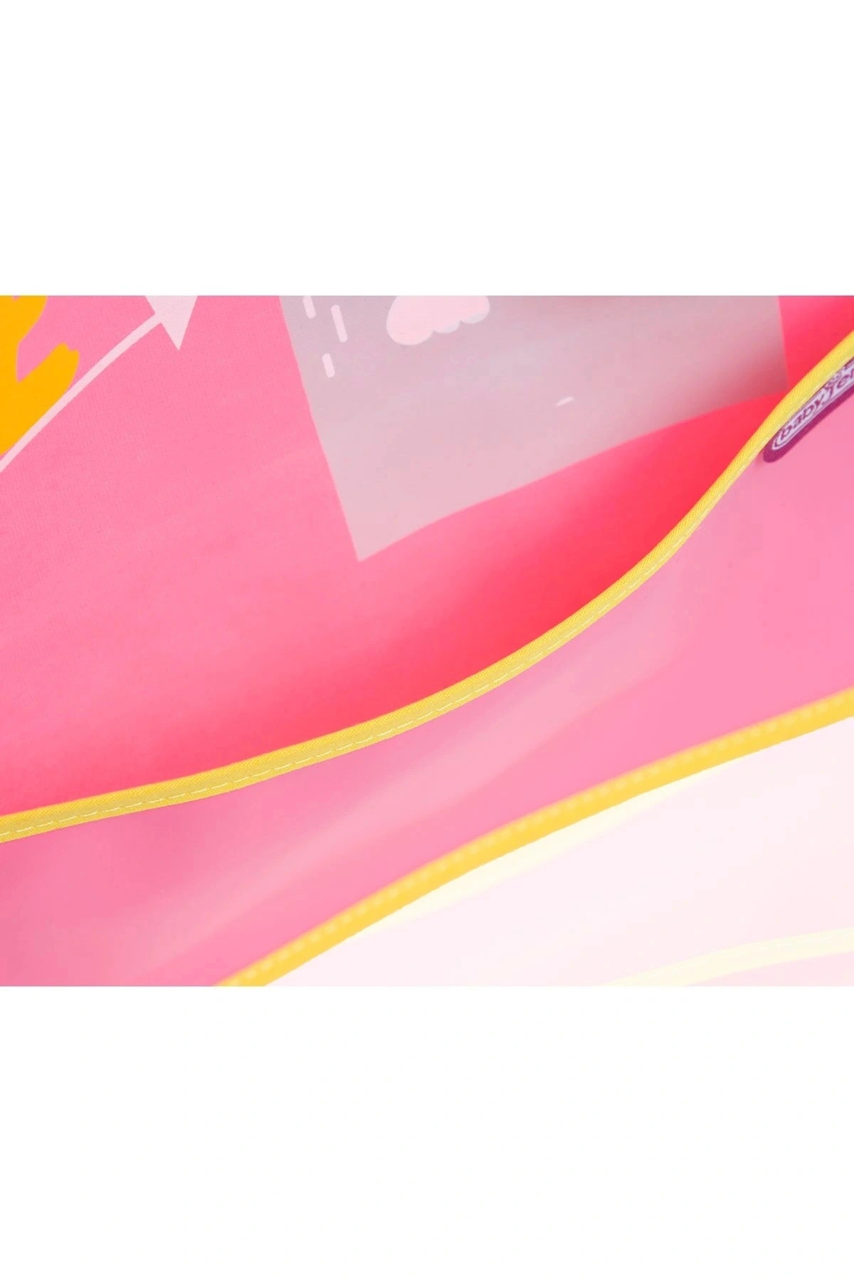 Babyjem Poli Muşamba Önlük Büyük Pembe fotoğrafı 5 (önizleme)