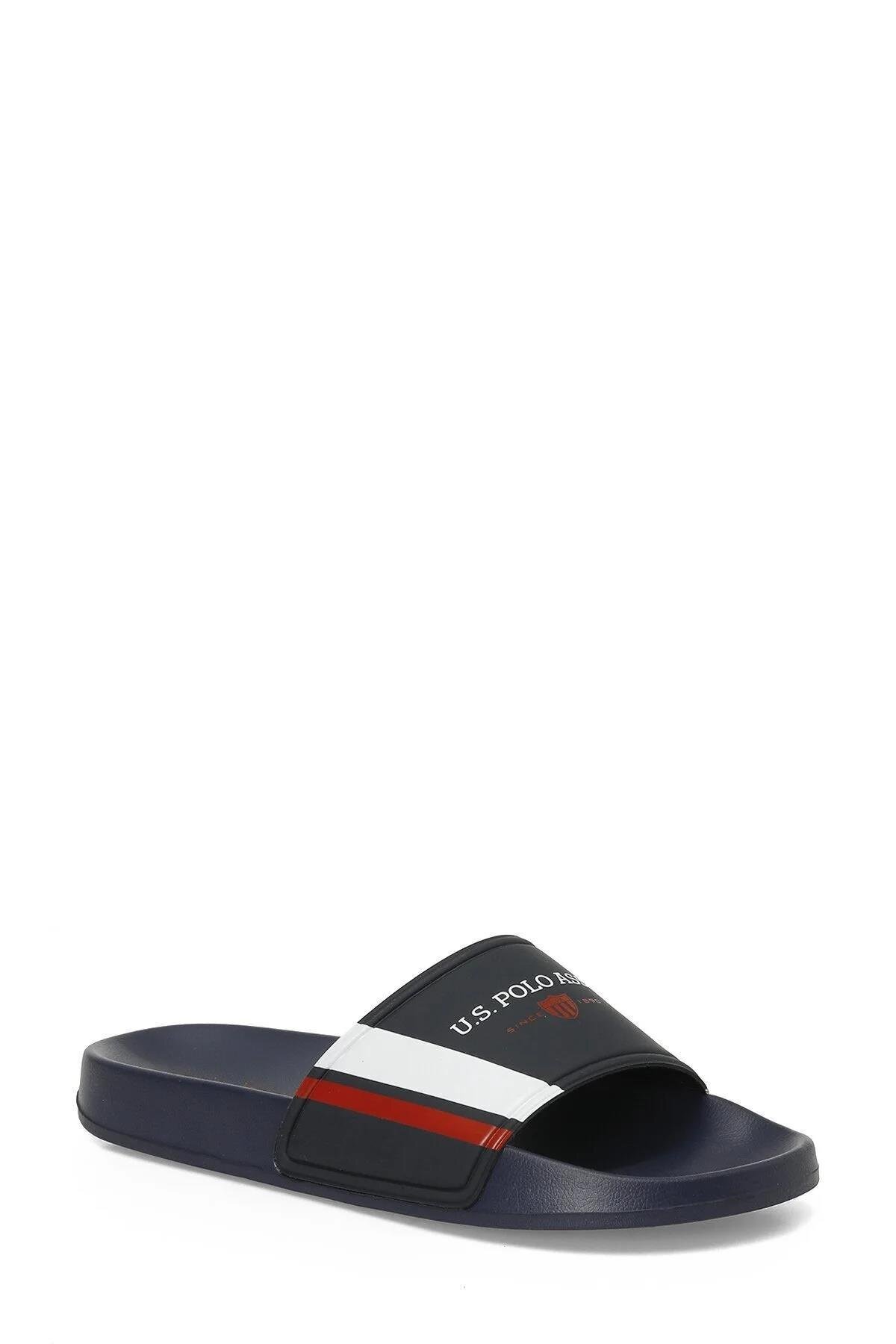 یو اس پولو دمپایی مردانه آبی نفتی یو اس پولو ویلی