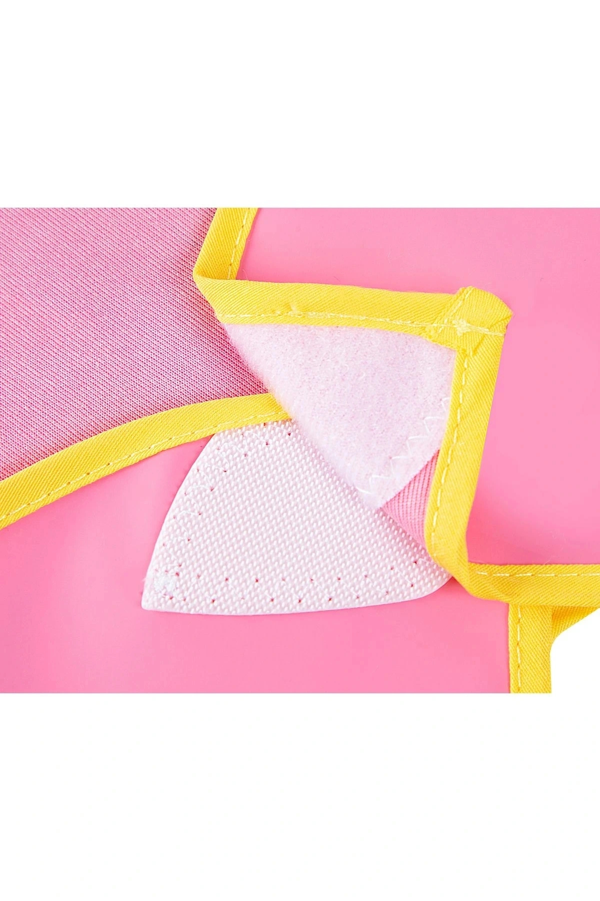 Babyjem Poli Muşamba Önlük Büyük Pembe fotoğrafı 7 (önizleme)