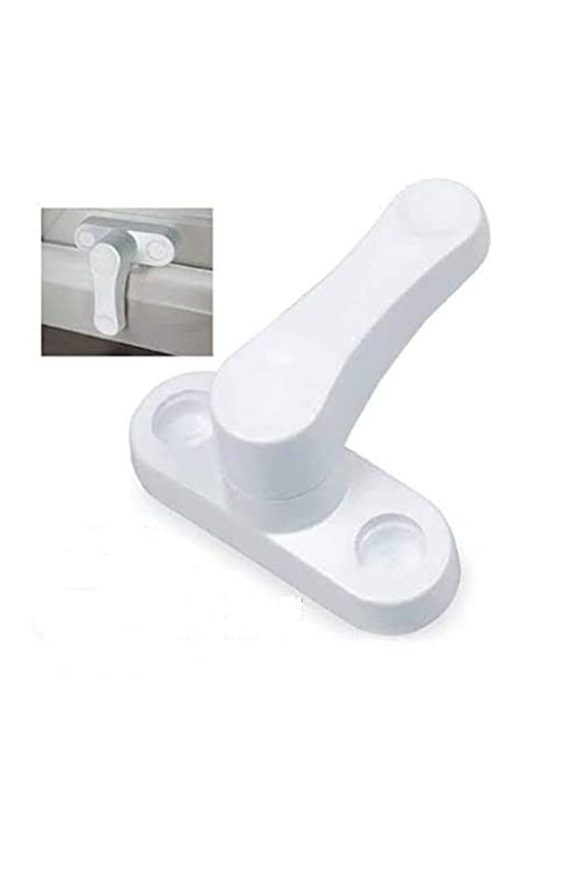 Hype Store 5 Amli Pvc Kapi Pencere Emniyet Guvenlik Kilidi Beyaz