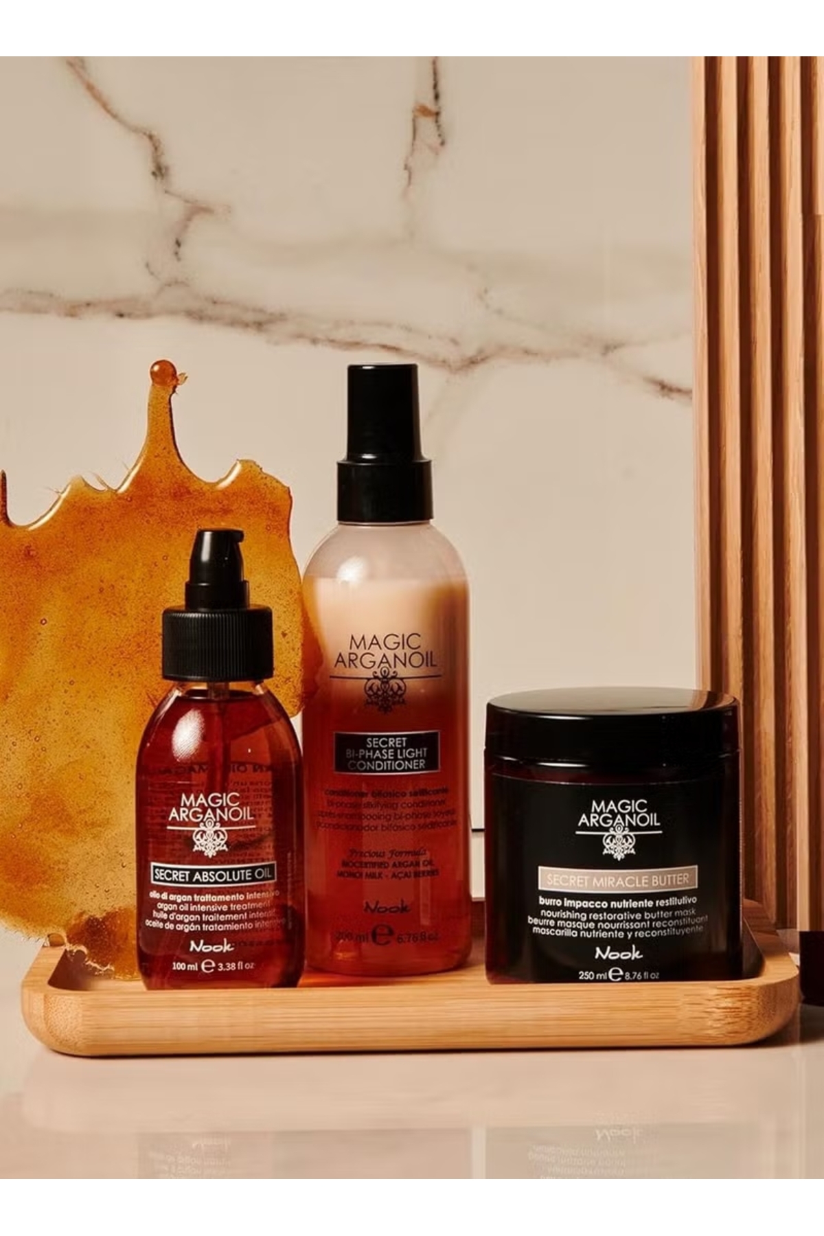 Magic Arganoil Sülfatsız Onarıcı, Kuru ve Yıpranmış Saçlar İçin Vegan Saç Maskesi 250ml — 1027881_000 — تصویر 3 از 4