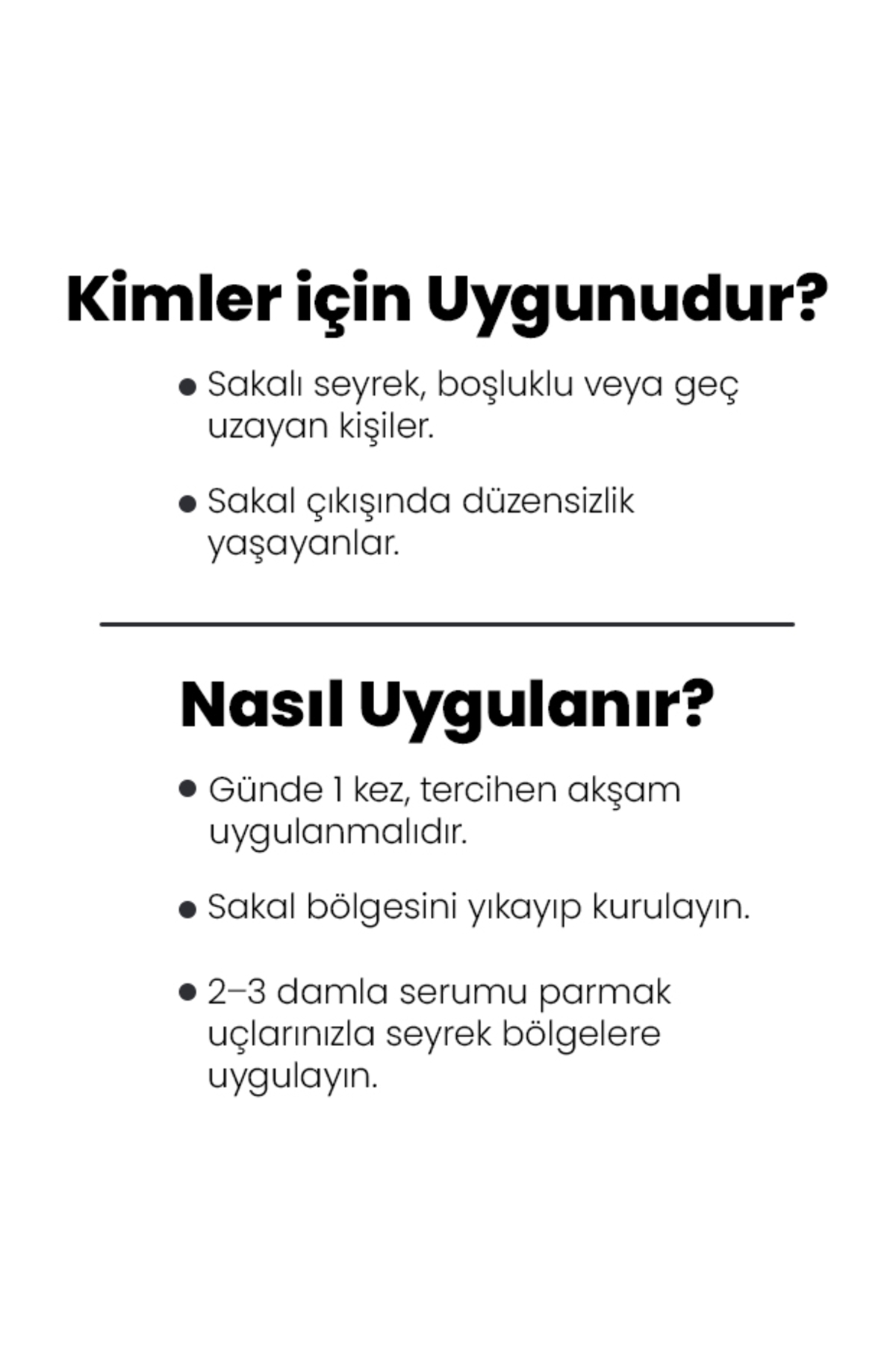 Sakal Yoğunlaştırıcı Uzatıcı Serum Argan Yağı Tripeptid Seyrek Sakal Bıyık 50 ml — SL1005 — تصویر 4 از 5