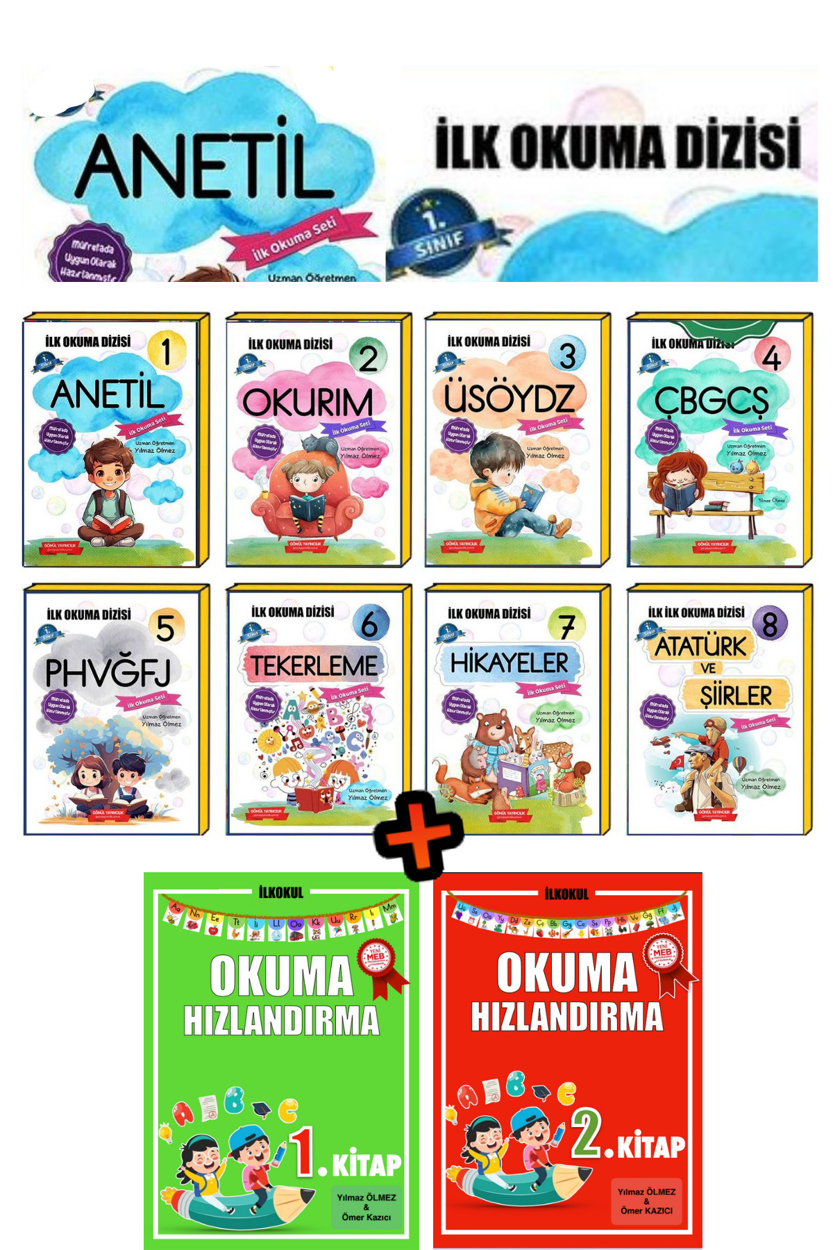 GÖNÜL YAYINCILIK 1. Sınıf Anetil Ilk Okuma Seti (8 KİTAP)