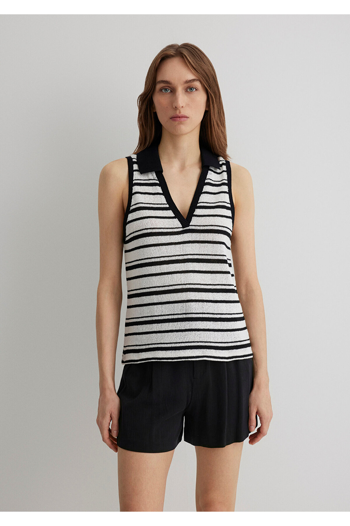 Mavi Damen Striped Top – Maritime Streifen Mit Tiefem Rückenausschnitt | Sommertop Für Strand & Stadt