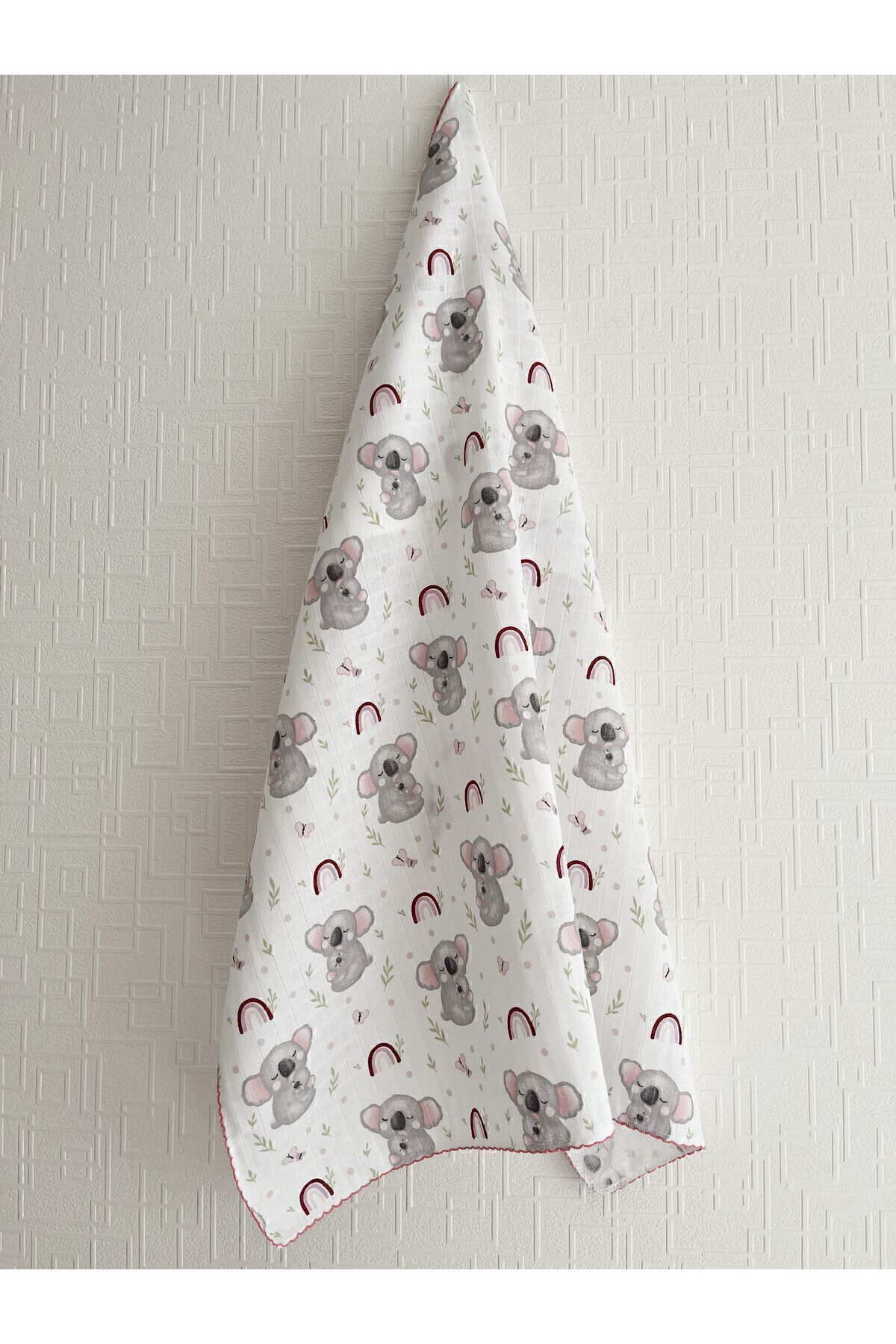 Cloudy Çok Amaçlı Müslin Örtü 18-koala 80x90 Cm, Yeni Doğan, Müslin Battaniye, Müslin Bez fotoğrafı 3 (önizleme)