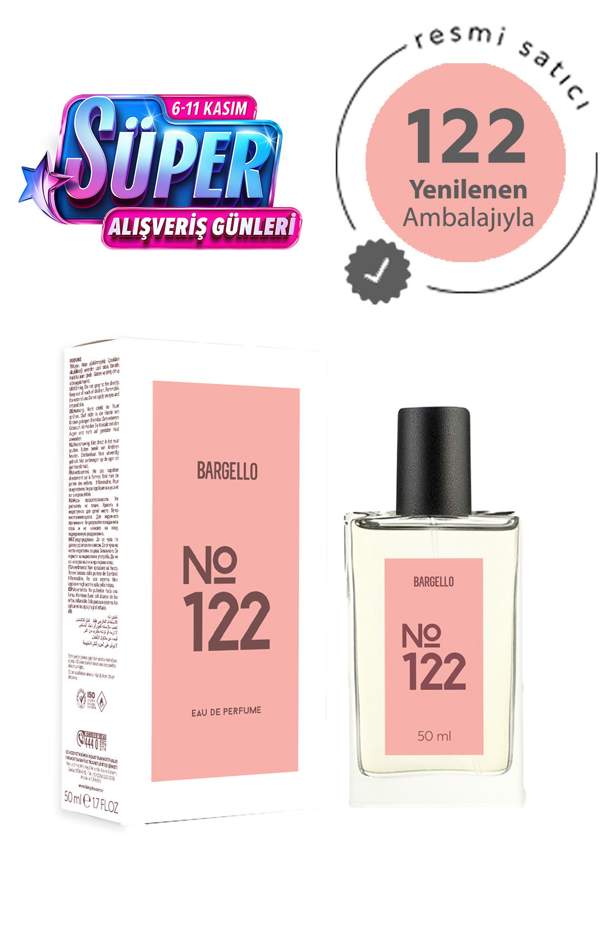 Bargello 122 Kadın 50 ml Parfüm Edp Orıental