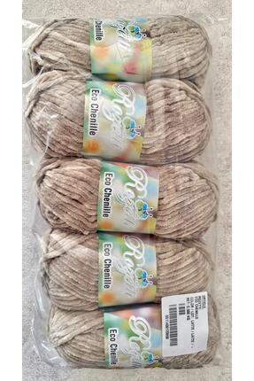 rozetti ROZETTİ ECO CHENİLLE 5 ADET LATTE 02-37