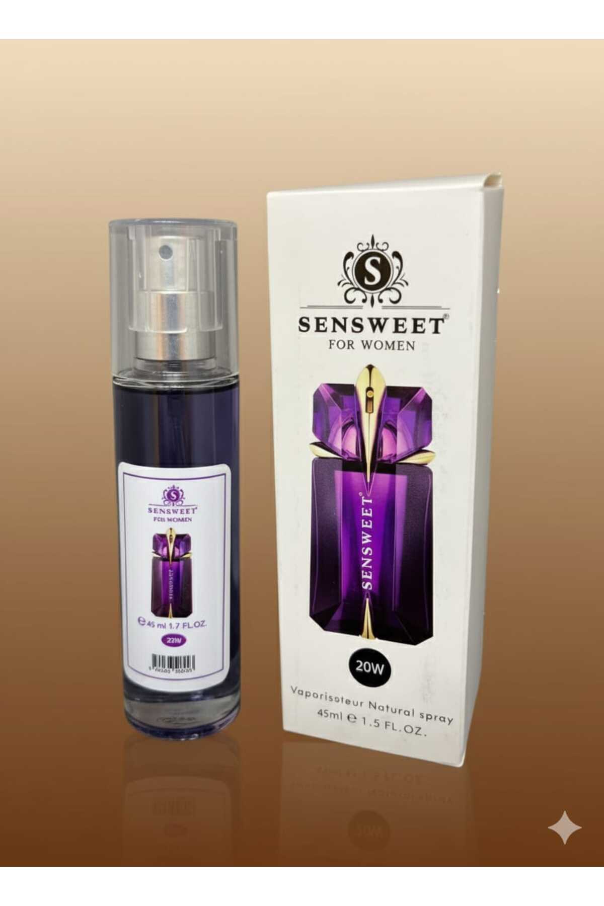 DFA DEKORATİF SENSWEET 20 W KADIN PARFÜM 45 ML Ebat 13*3 cm / ALTIN SEVİYE MAĞAZA GÜVENCESİ