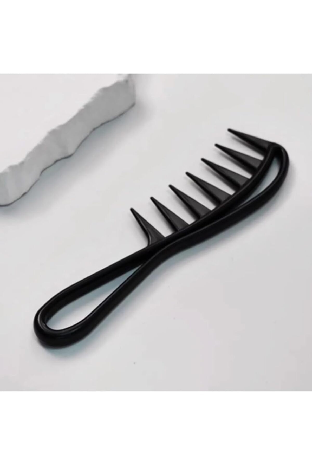 Hype Store gaman Kadın-Erkek Saçı Şekil Verme Tarağı - Profesyonel Tarak - Saç Açıcı Tarak Geniş Dişli 19cm Siy