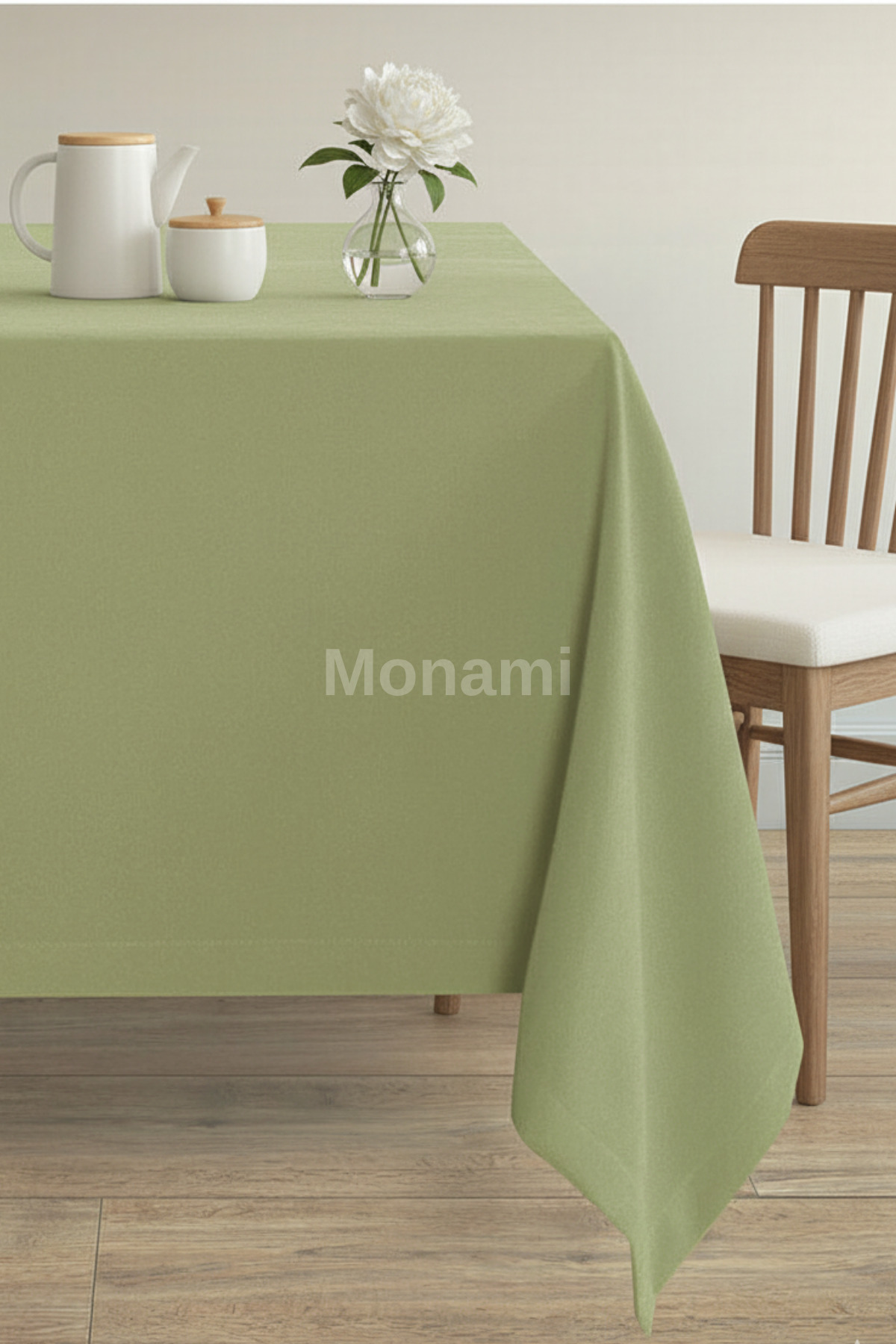 Luxury 1st Class Honeycomb Velvet Texture Stain Resistant Tablecloth
