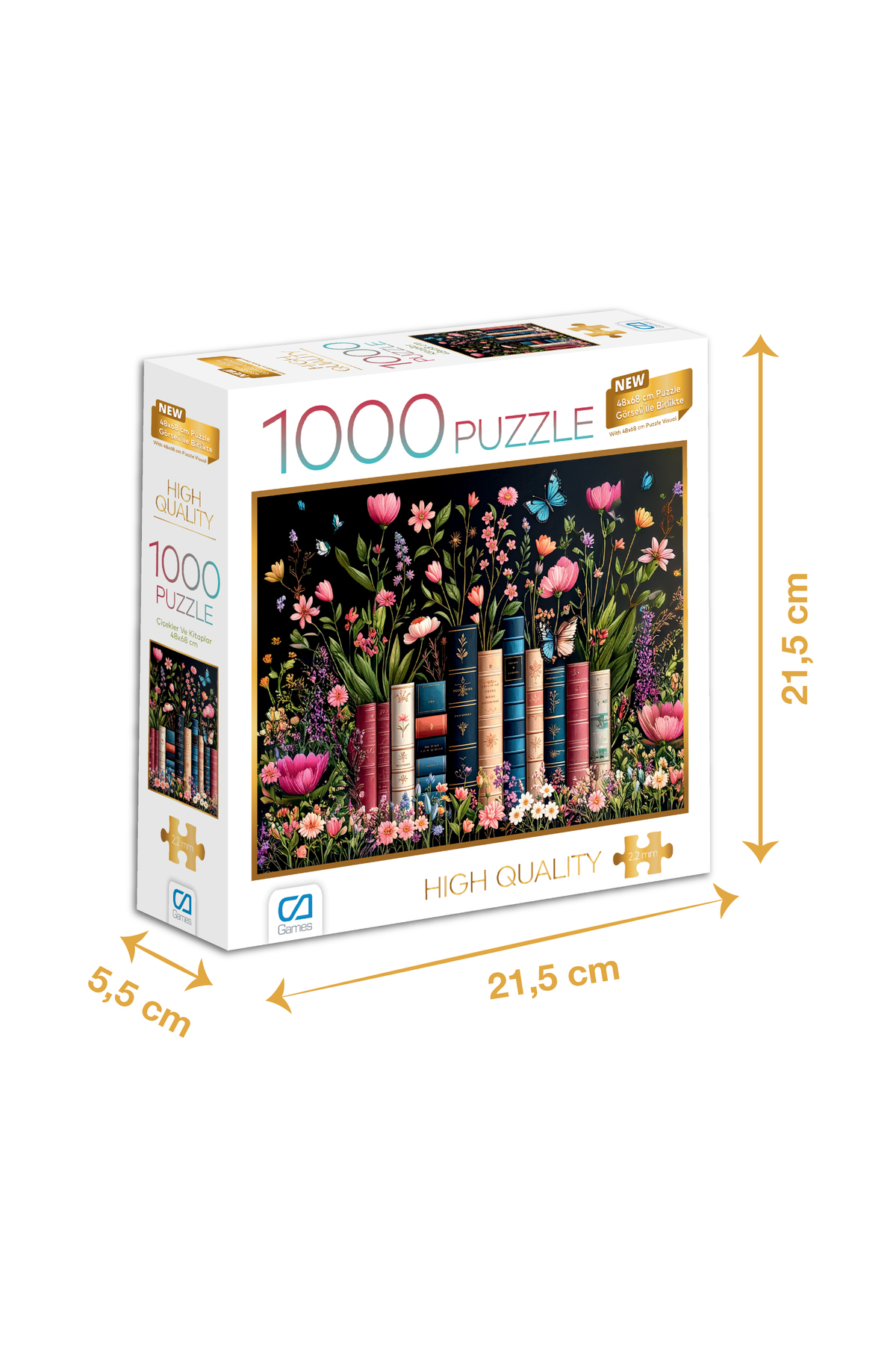 CA Games ÇİÇEKLER VE KİTAPLAR PUZZLE 1000 PARÇA - Fiyatı, Yorumları
