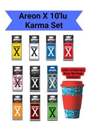 Areon X Süper 10'lu Karma Set II (10 Farklı Koku)