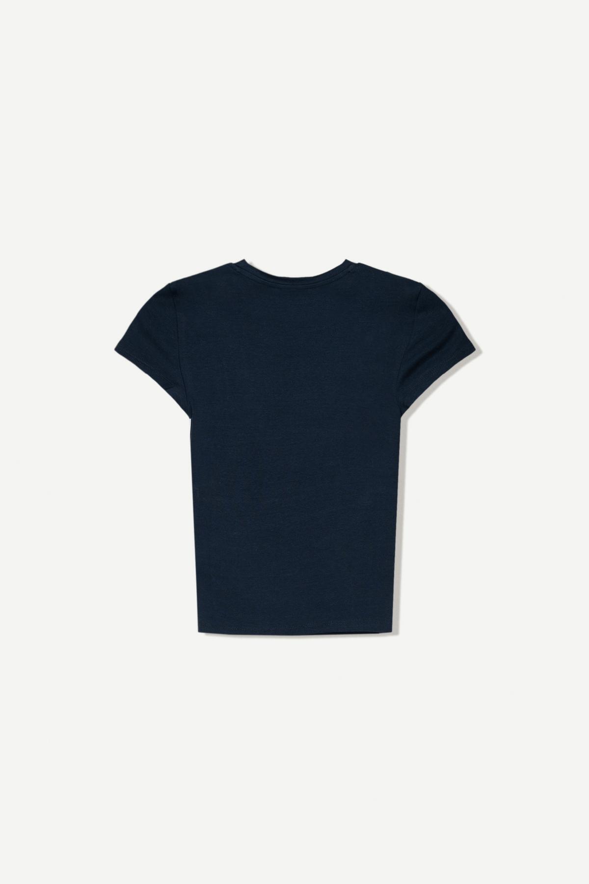 Bershka  Kısa kollu bisiklet yaka t-shirt - Görsel 6