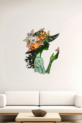 macrodec ÇİÇEK KADIN/FLORAL WOMAN