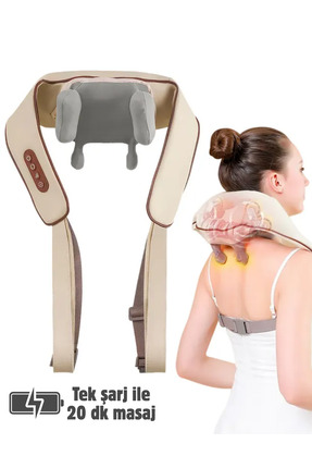 Folveit Şarjlı Ovmalı Isıtmalı Masaj Aleti Insan Eli Yoğurma Hissi