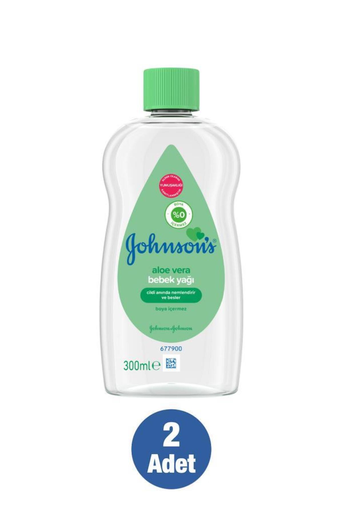 Johnson's Aloe Vera Bebek Yağı 300 ml x2 fotoğrafı 2 (önizleme)