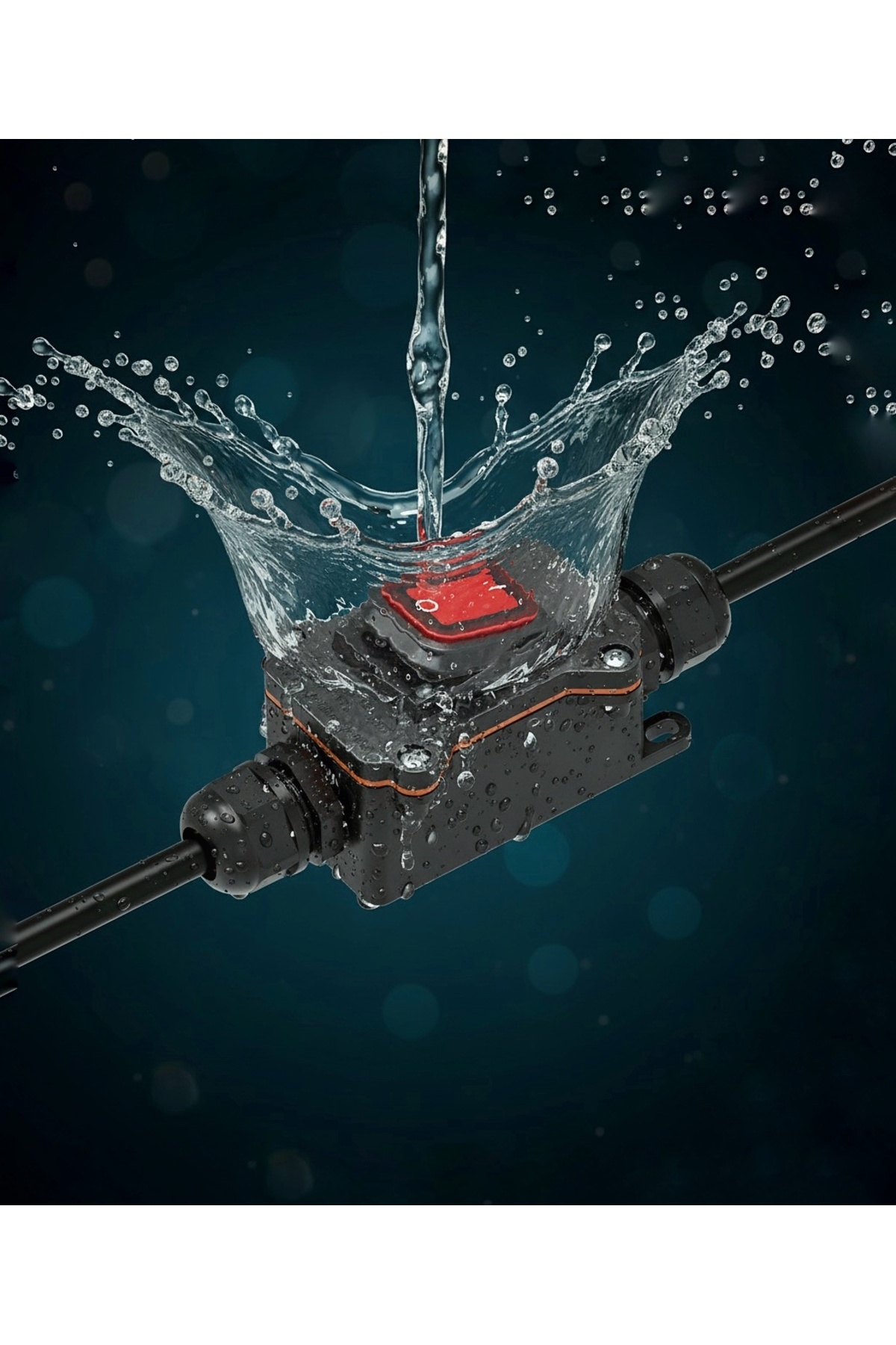 Nexo IP65 (4-12mm) Saha Montaj Start/Stop Buat Kutusu (1 Giriş 1 Çıkış)