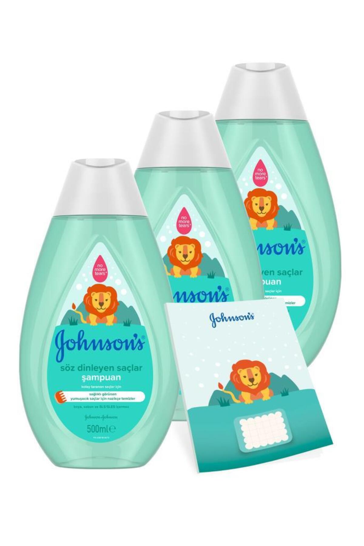 Johnson's Söz Dinleyen Saçlar 500 ml x3 + Söz dinleyen saçlar not defteri fotoğrafı 2 (önizleme)