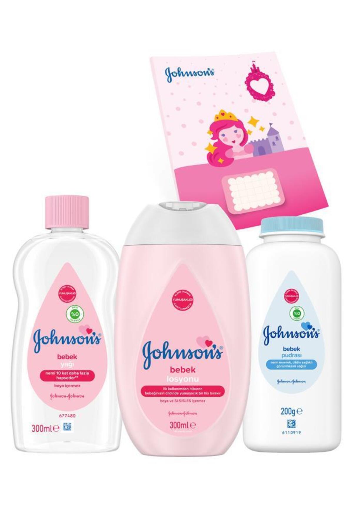 Johnson's Bebek Yağı 300 ml + Pudra 200 gr + Bebek Losyonu 300 ml + Işıldayan Pa fotoğrafı 2 (önizleme)
