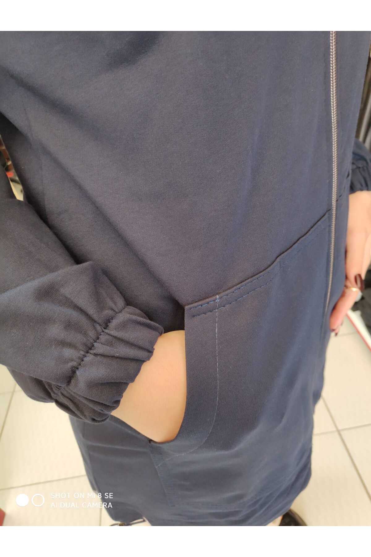 Sema stilbutik Kapşonlu spor ceket görsel 2