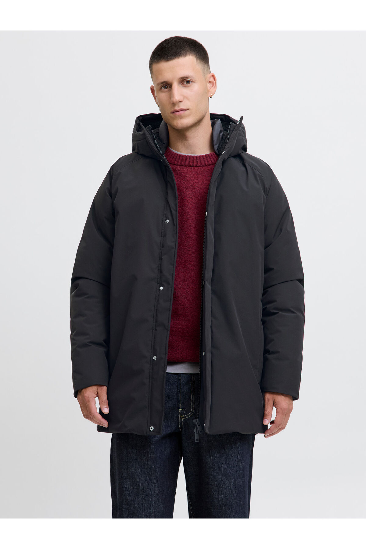 کاپشن مردانه راسته آستین بلند | جک اند جونز Jack & Jones 12278783 - تصویر 2