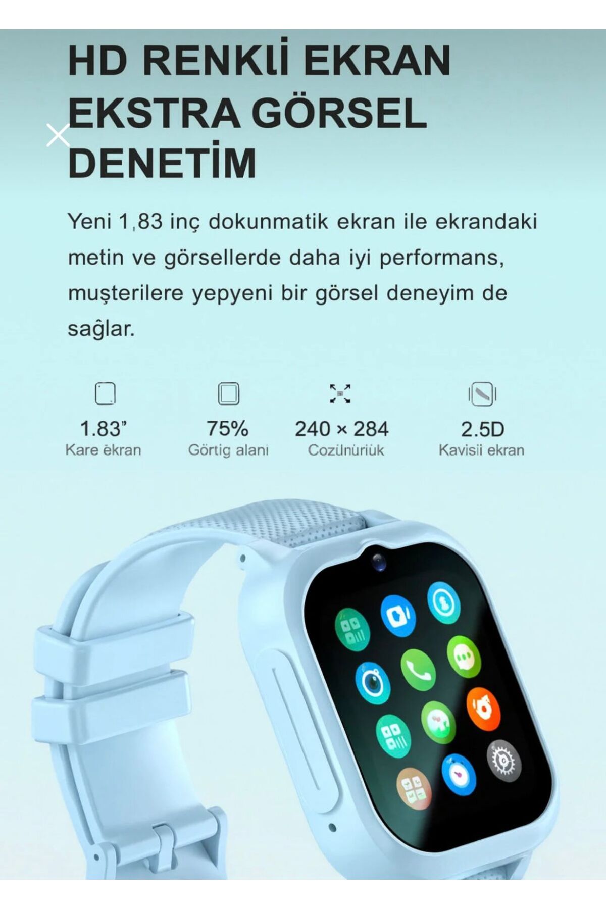 LİFİİ SİM KARTLI GPS`Lİ KAMERALI GÖRÜNTÜLÜ GÖRÜŞMELİ ÇOCUK GÜVENLİĞİ İÇİN AKILLI SAAT fotoğrafı 2 (önizleme)