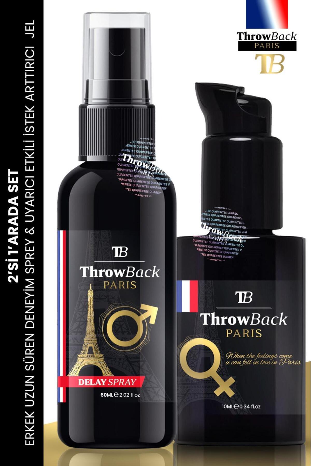 ThrowBack Parıs Uzun Deneyim Sprey Erkek Ve Kadın Uyarıcı Jel