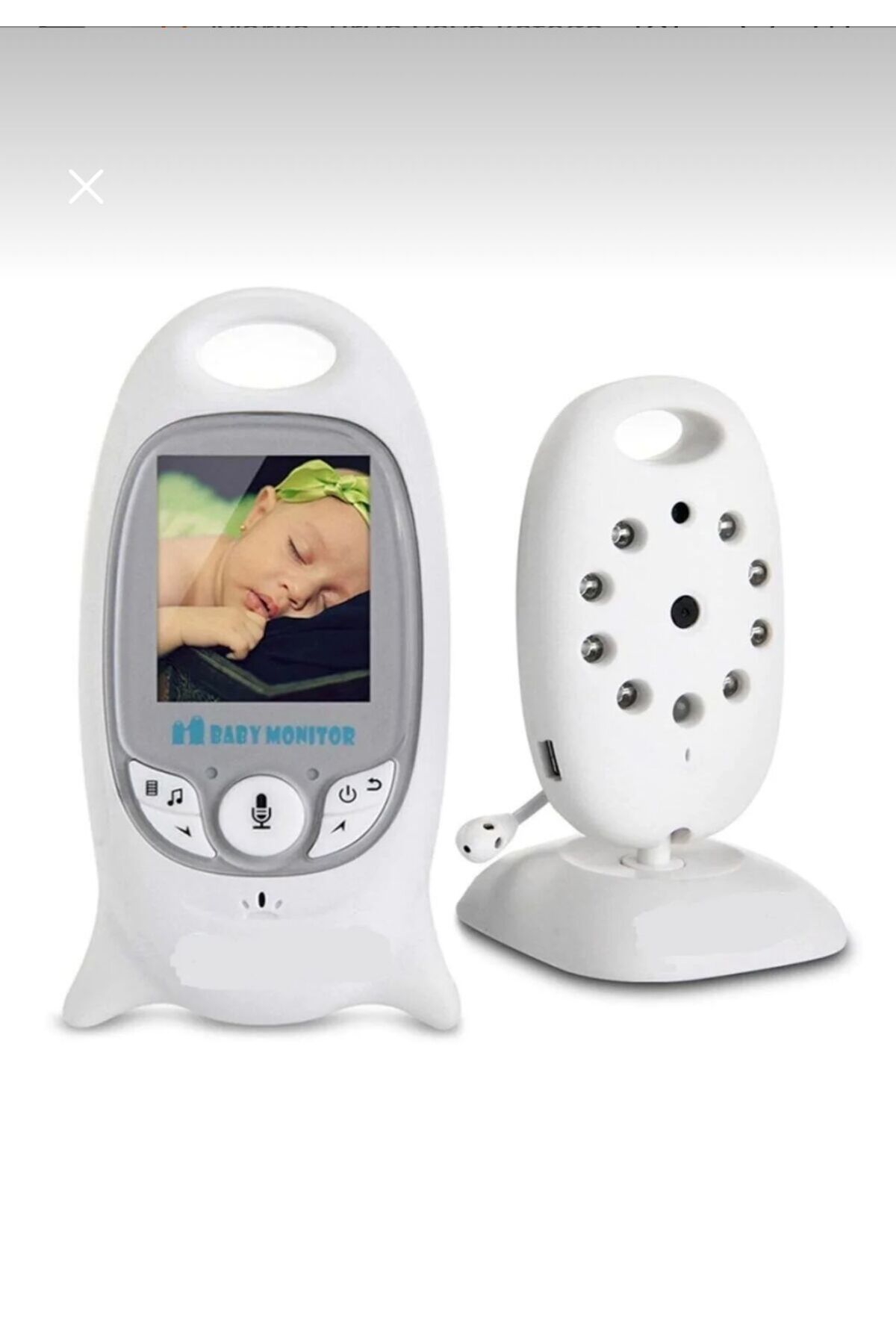 ATLT ATLANTİS KAMERALI BEBEK MONİTÖRÜ GECE GÖRÜŞLÜ ÇİFT TARAFLI KONUŞMA NET GÖRÜNTÜ fotoğrafı 2 (önizleme)