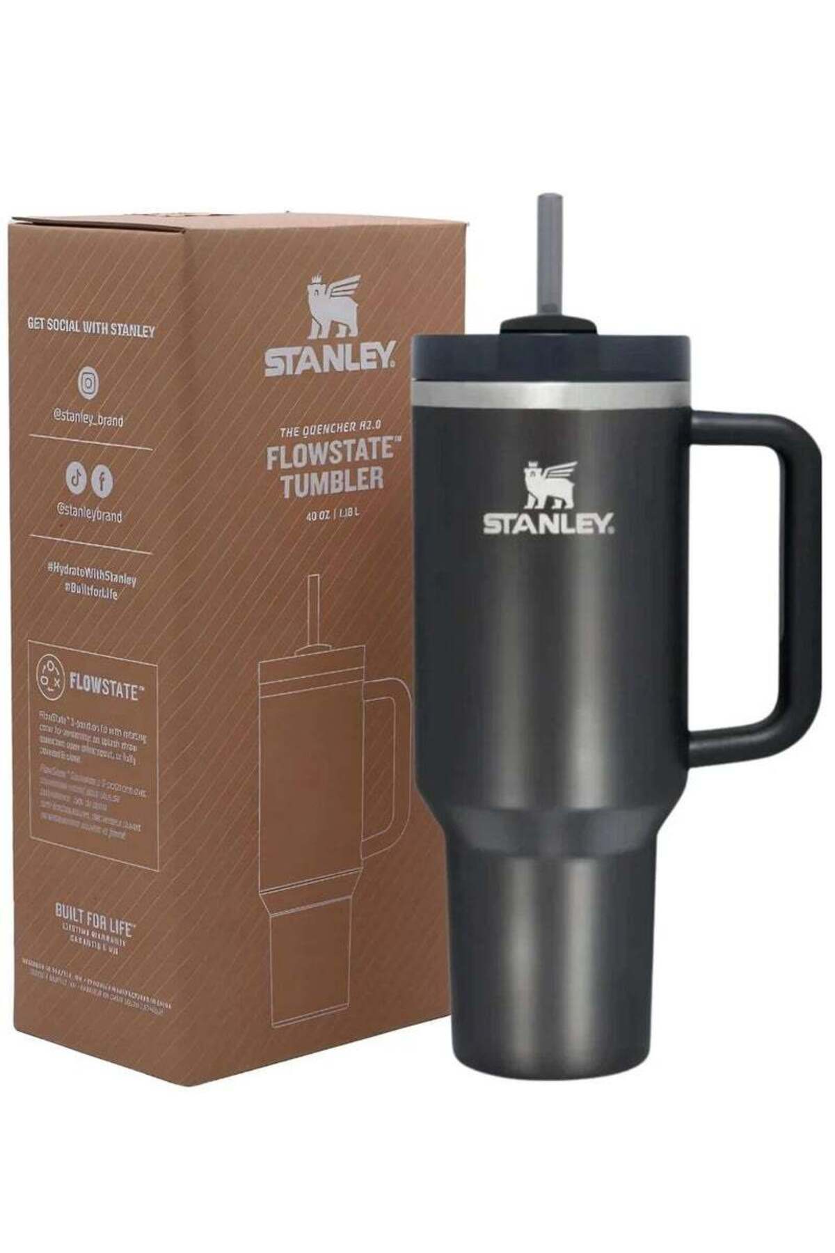 Generic Stanley Quencher H2.0 FlowState 40oz Stainless Steel Vacuum Insulated...