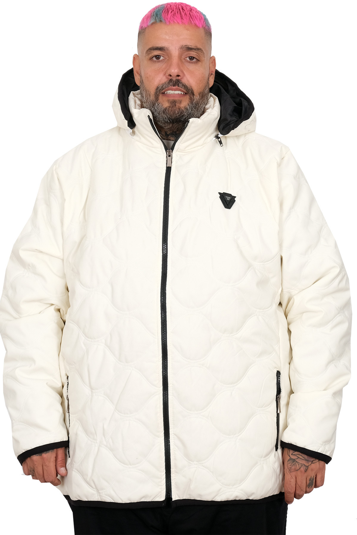 ModeXL Mode XL Buyuk Beden Erkek Mont Kapıtone Kapsonlu U25701