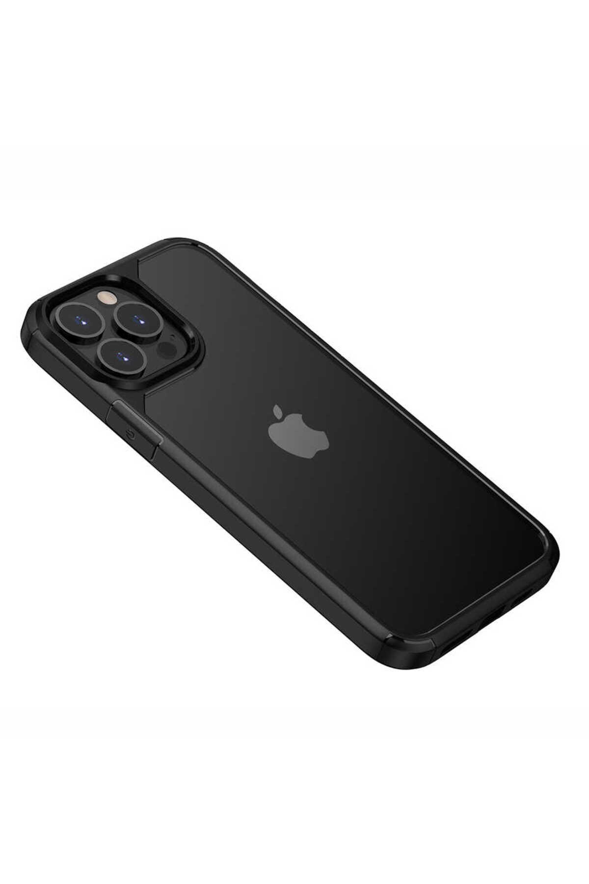 iPhone 13 Pro Max Uyumlu NXXA Roll Kılıf-Siyah