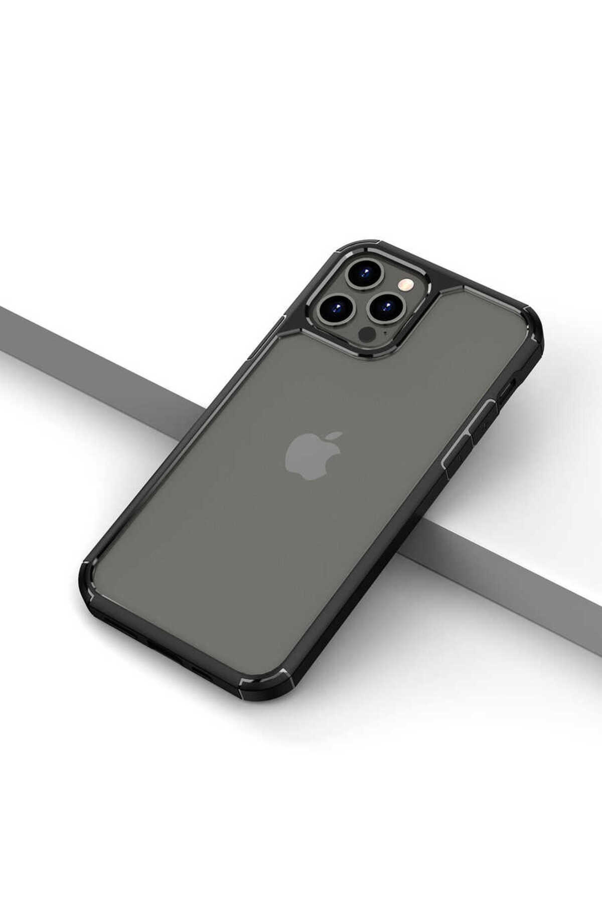 iPhone 12 Pro Uyumlu NXXA Roll Kılıf-Siyah