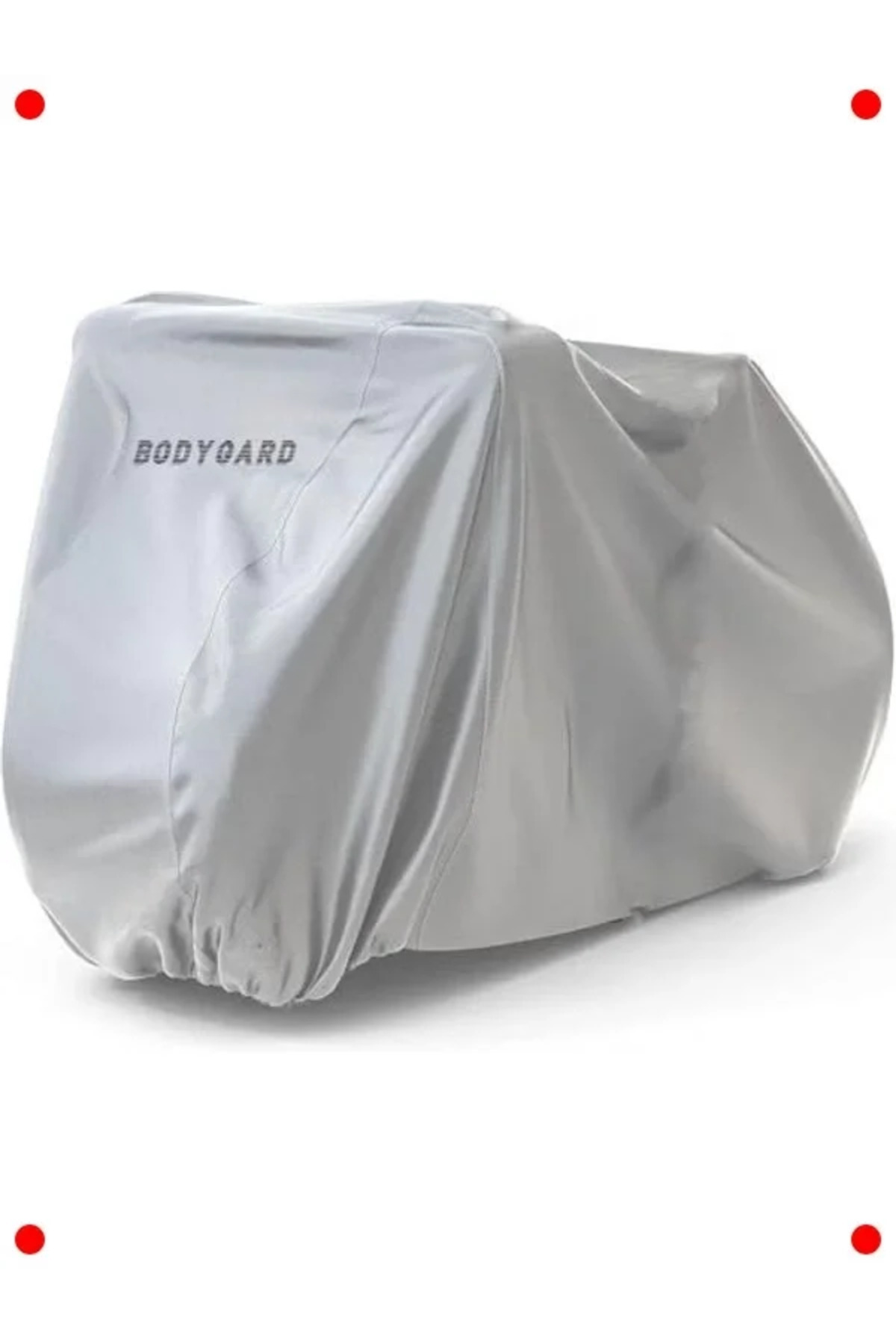 NETWORK ART Su Geçirmez Bisiklet Koruma Örtüsü (Gümüş)