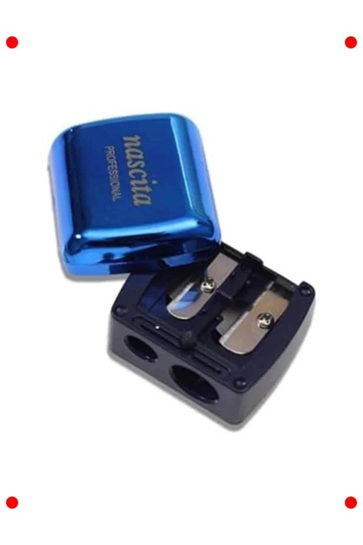 markentegra Lüks Kapaklı Makyaj Kalemi Kalemtıraşı