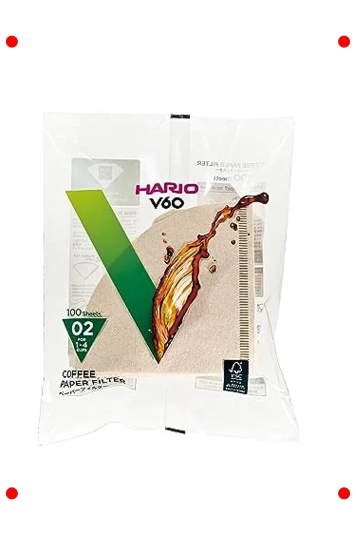 NETWORK ART Kahve Demleme Filtresi - 100 Adet