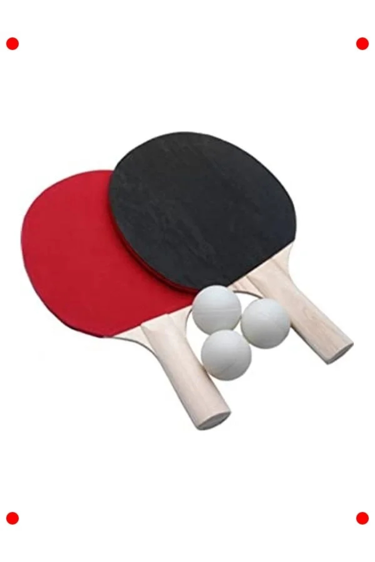 NETWORK ART Başlangıç Masa Tenisi Seti (2 Raket + 3 Top)