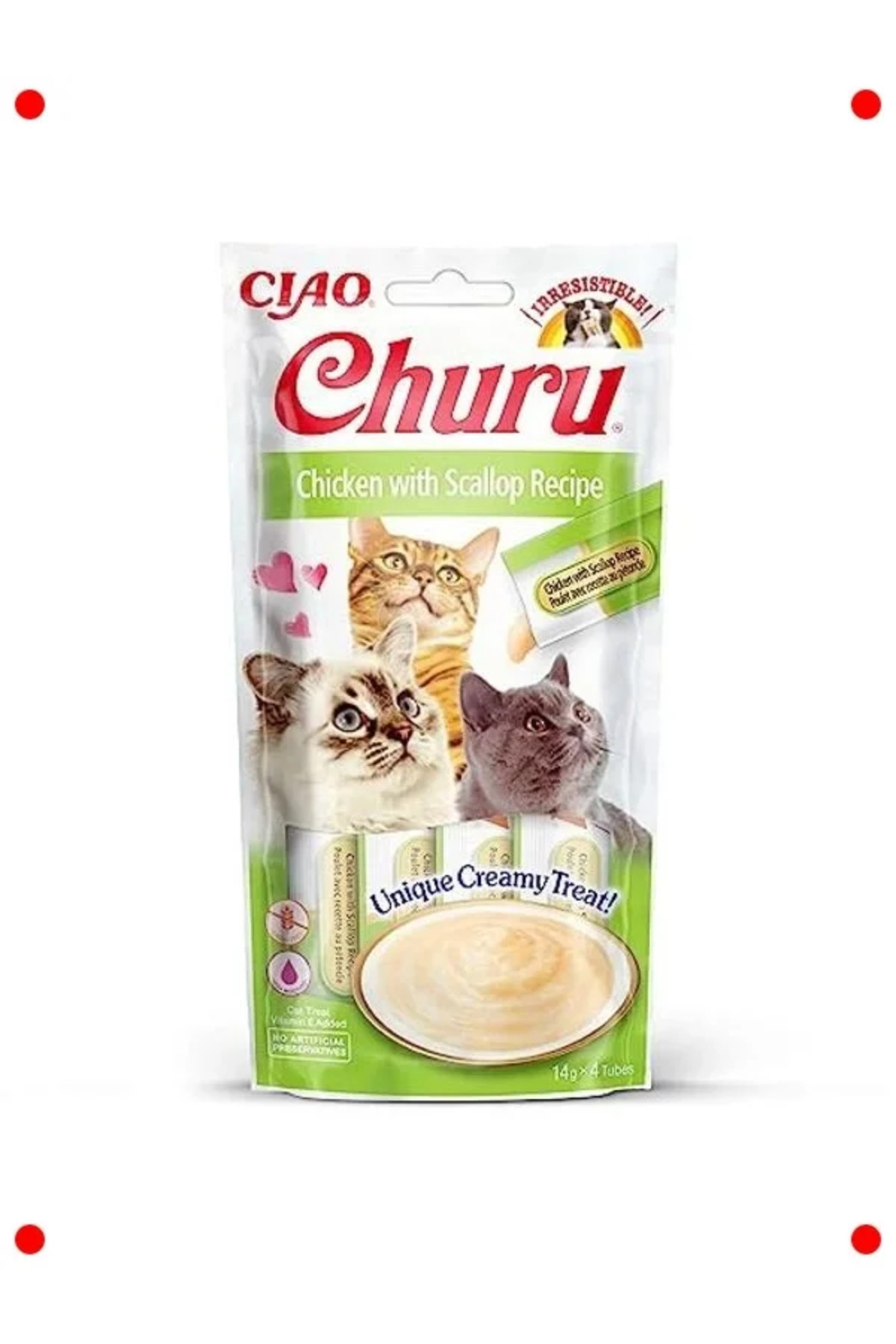 NETWORK ART Tavuklu & Taraklı Sıvı Kedi Ödül Maması 4x14g