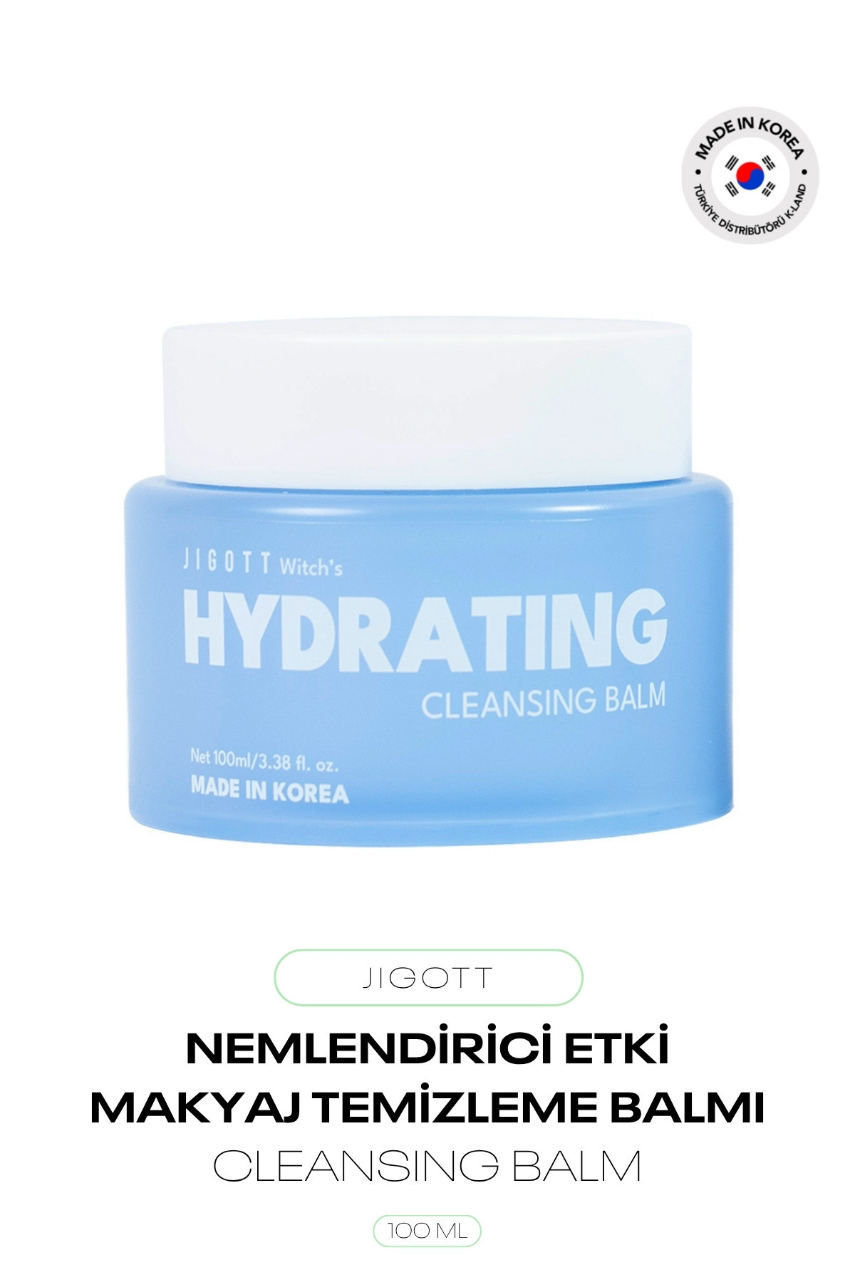 Jigott Nemlendirici Etkili Makyaj Temizleme Balmı Witch Hydrating Cleansing Balm