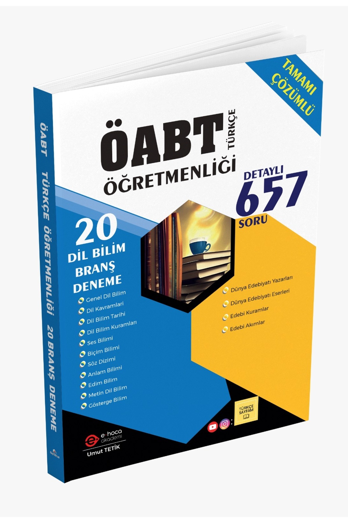 Dizgi Kitap ÖABT Türkçe Öğretmenliği Tamamı Çözümlü Soru Bankası