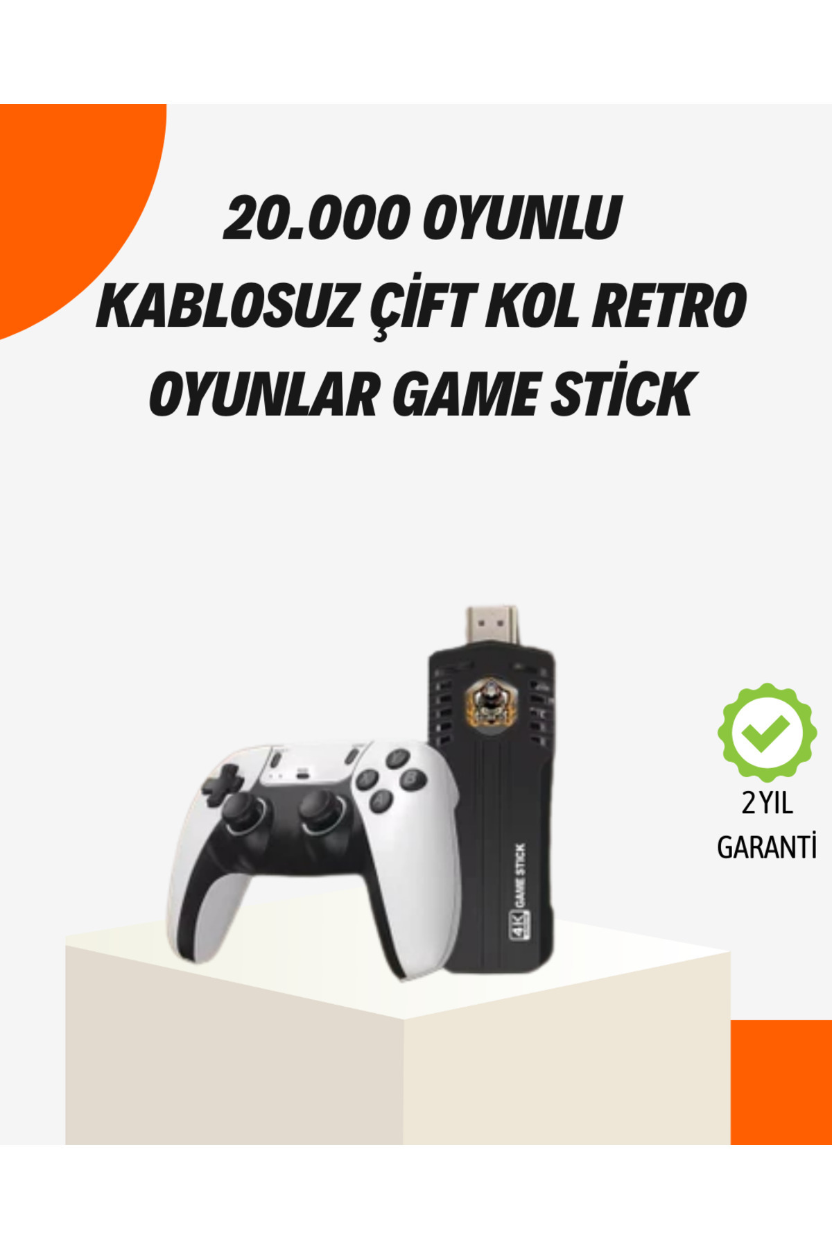 MBB ETİCARET Kablosuz Retro Oyun Konsolu – 30.000+ Oyun ve HD Görüntü ile Kesintisiz Eğlence